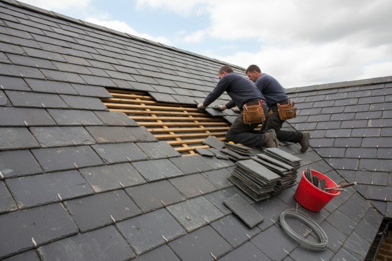 Slate Shingles Repair detail